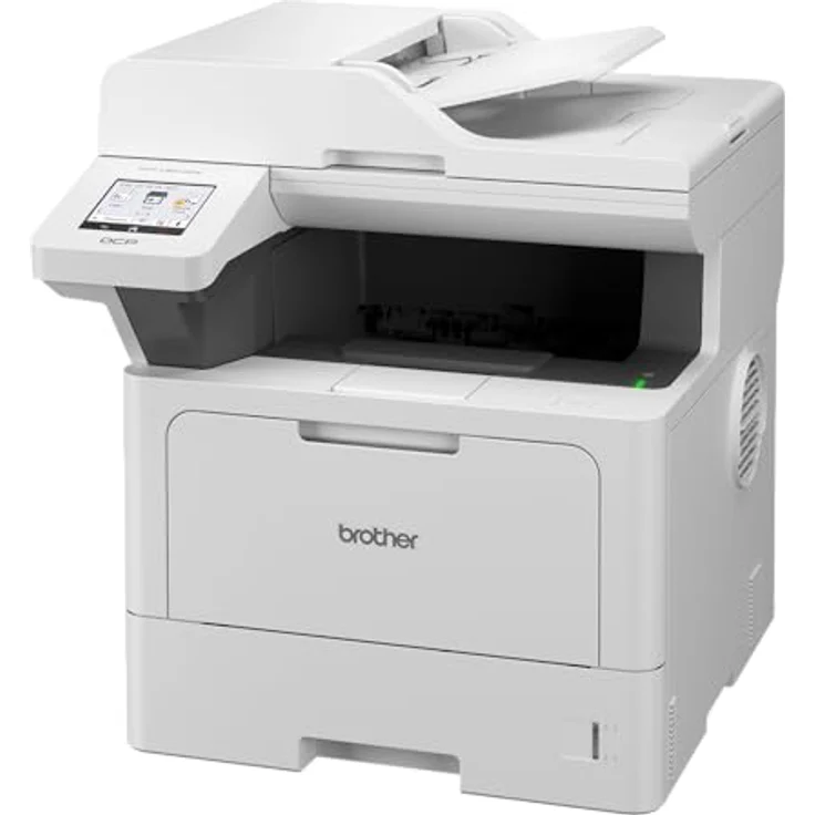 Brother DCP-L5510DW 3-in-1 Multifunktionsdrucker schwarz weiß (A4, 48 Seiten/Min., 1.200x1.200 DPI, LAN, WLAN, Duplex, 250 Blatt Papierkassette) weiß/grau – Bild 5