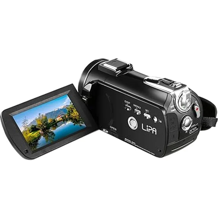 Lipa AD-C1 4K Ultra HD Videokamera, 24 Megapixel, CMOS-Sensor, Nachtsicht, Wifi, 30-fach Zoom – Bild 2