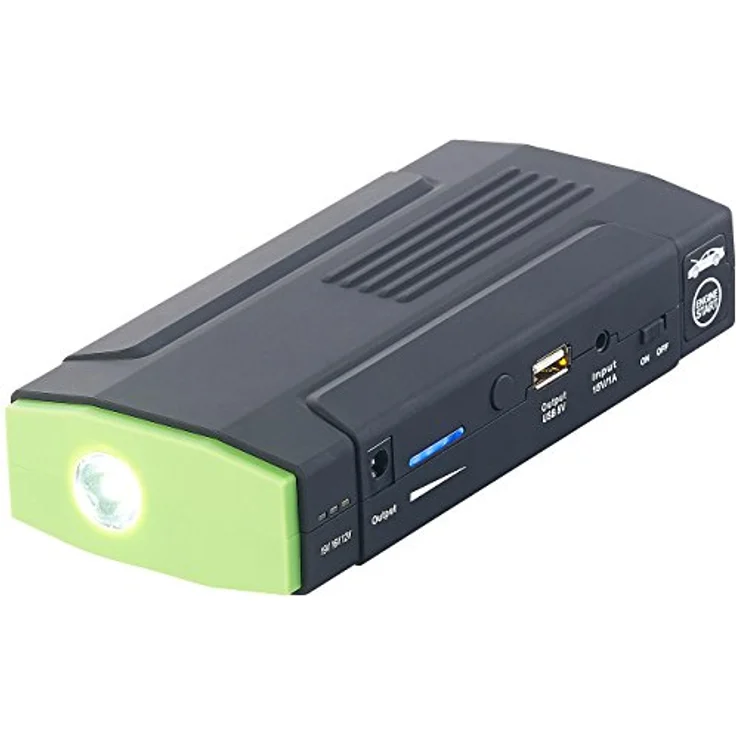 revolt Jump Starter: Notebook-Powerbank mit Kfz-Starthilfe & LED-Leuchte, 8.000 mAh, 400 A (Auto Powerbank, Akku Starthilfe Powerbank, Batterie Start) – Bild 2