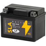 Landport Batterie AGM SLA 12V 5Ah, wartungsfreie Motorrad Startbatterie MS SLA 12-4S, auslaufsicher und leicht