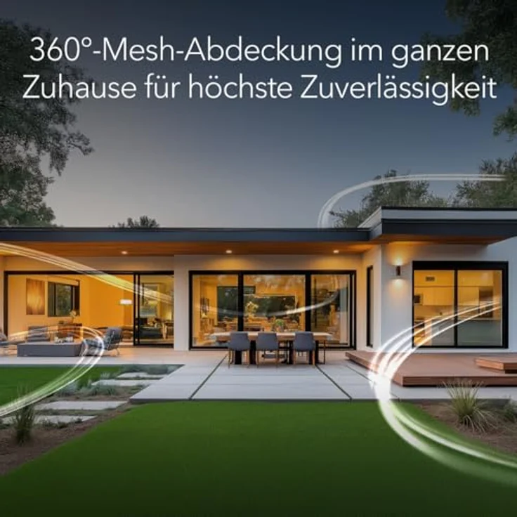 NETGEAR Orbi 370-Serie RBE372, Dualband WiFi 7 Mesh-Netzwerksystem mit 3,6 GBit/s, 240 m² Abdeckung, 70 Geräte, 2,5G Internet und integrierten Sicherheitsfunktionen – Bild 5