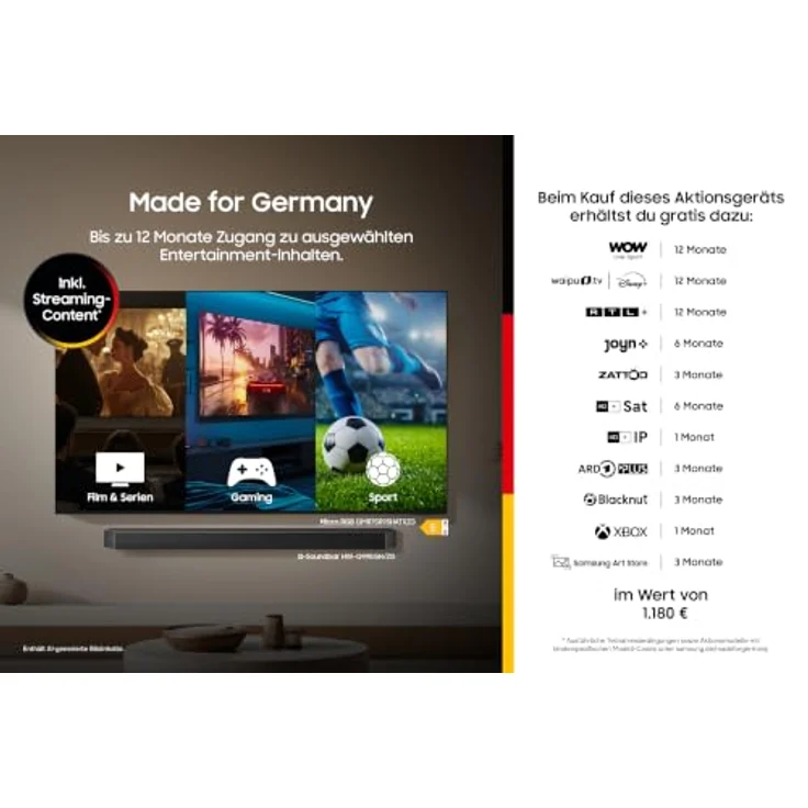 Samsung GQ83S99HAEXZG, 83" OLED 4K Smart-TV mit NVIDIA G-SYNC, Dolby Atmos und Vision AI, Grau – Bild 3