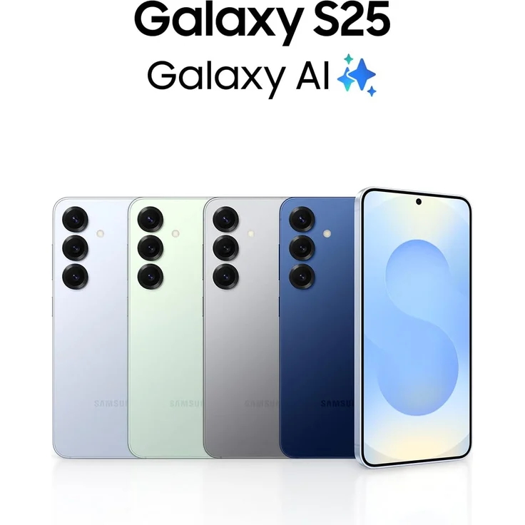 Samsung Galaxy S25 AI Smartphone, Android-Handy ohne Vertrag, 12 GB RAM, 128 GB Speicher, Navy – Bild 2