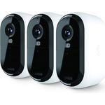 Arlo Essential 2 2K Outdoor Camera 3-pack (2560 x 1440 Pixels), Netzwerkkamera, Schwarz, Weiss