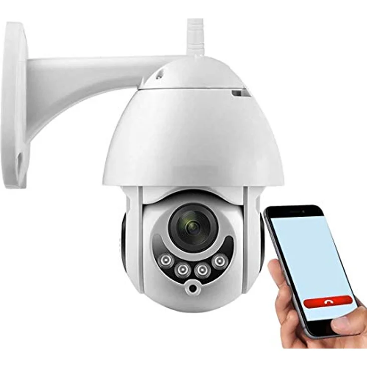 tempo di saldi Drahtlose IP-Kamera mit Motor, für iOS und Android, WLAN-Videoüberwachung – Bild 2