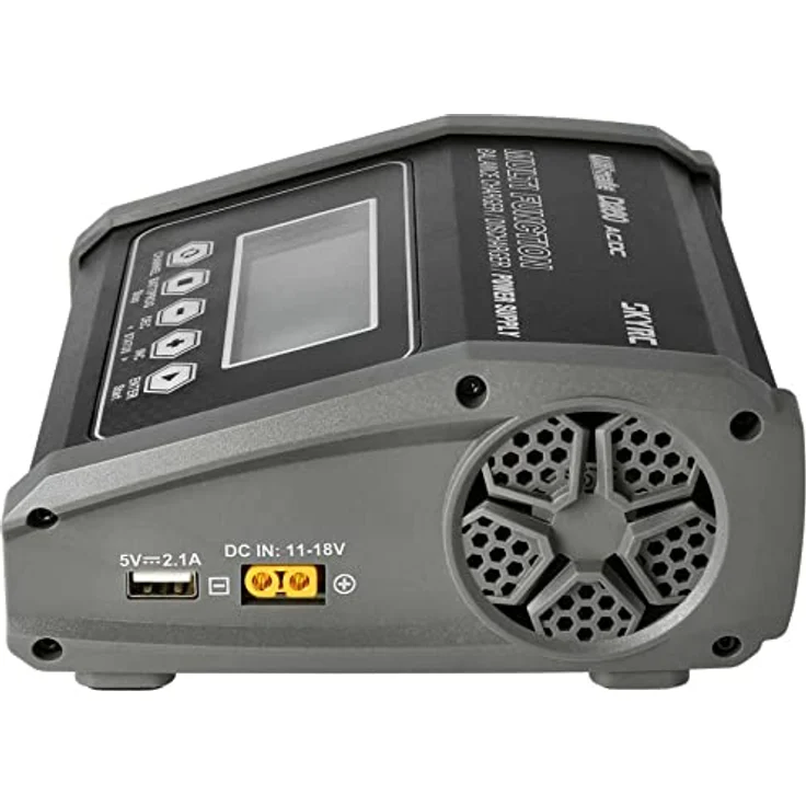 SKYRC D260 Modellbau-Ladegerät 14 A Blei, LiFePO, LiHV, LiIon, LiPo, NiCd, NiMH Grafische Anzeige, Schnellladefunktion, Timer-Abschaltung (SK100157) – Bild 2