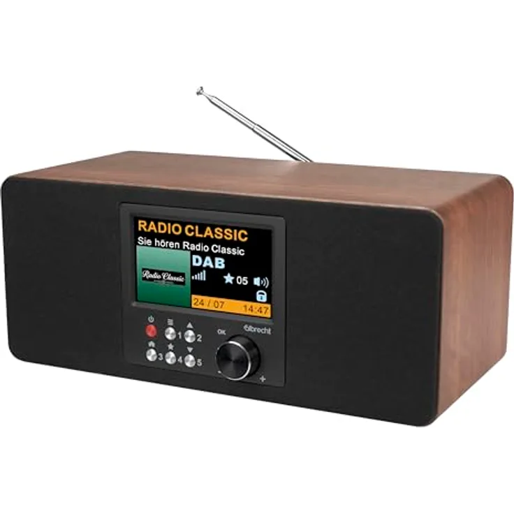 Albrecht DR 864 Digitalradio Stereo, DAB+/UKW, 4,3" Farbdisplay, Komfortmodus & Fernbedienung, ASA