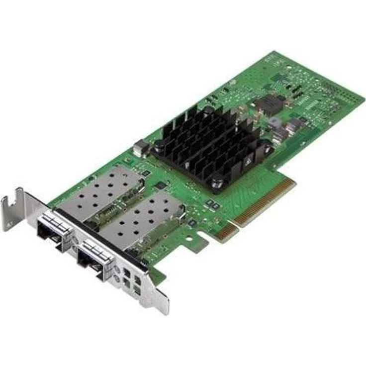Dell 540-BDID, PCI Express Netzwerkkarte mit Dual-Port, Kabelgebunden, Ethernet/Fiber, Schwarz/Grün/Silber