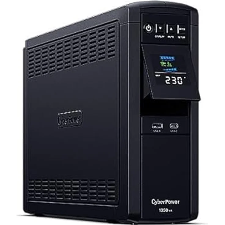 CyberPower Cp1350epfclcd 1350 Usv Schwarz, USV für Mac Mini, iMac und Mac Pro mit PFC Sinewave-Technologie – Bild 2