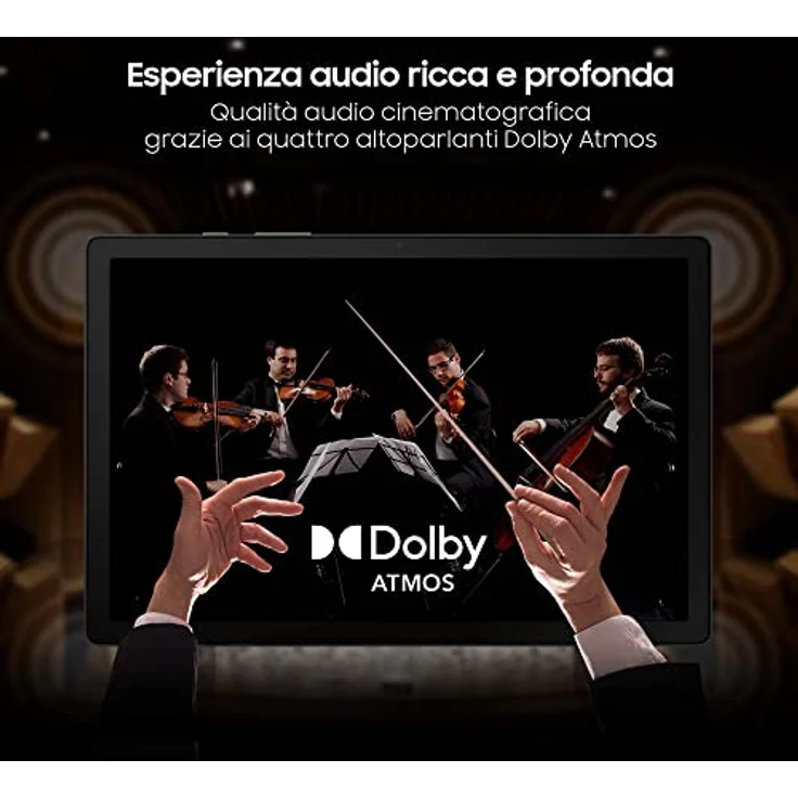 Samsung Galaxy Tab A8 Tablet 25,6 cm (10,5 Zoll) Wi-Fi RAM 4 GB 64 GB Tablet Android 11 Silver [italienische Version] 2022 – Bild 4