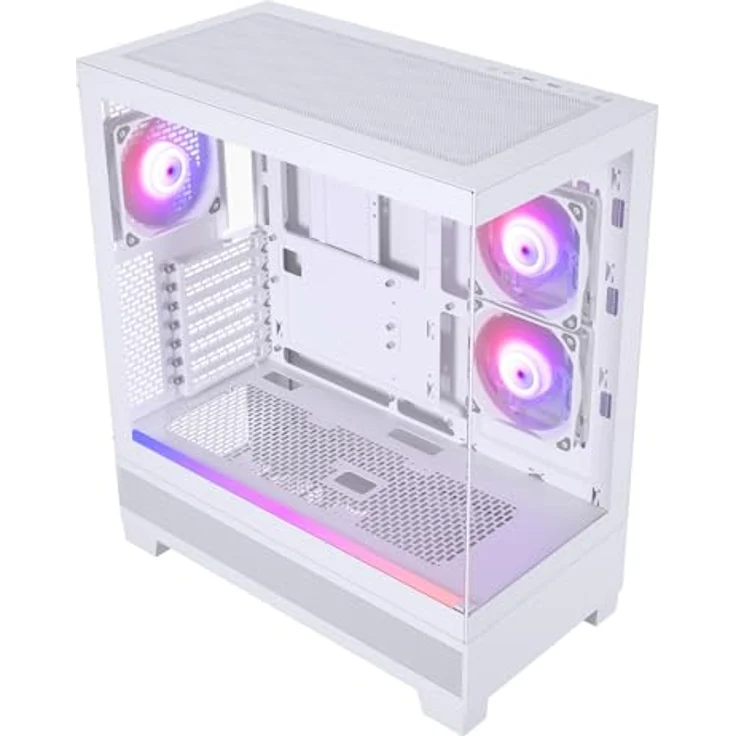 Phanteks XT View (E-ATX, Mini ITX, mATX, ATX), PC Gehäuse, Weiss – Bild 2