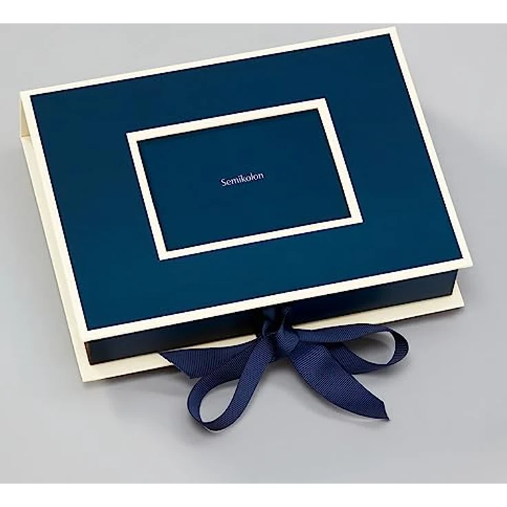 Semikolon Fotoalbum 352510 Kleine Fotobox marine, ideal als Geschenk oder zur Aufbewahrung – Bild 2