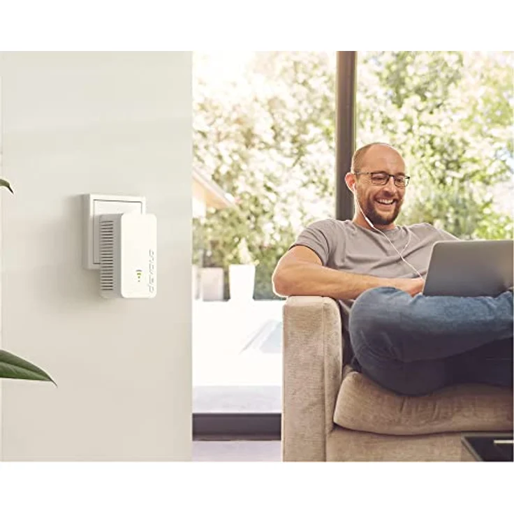 devolo WiFi 5 Repeater 1200, WLAN Repeater - bis zu 1.200 Mbit/s, Mesh Repeater, WLAN Verstärker, 1x LAN Anschluss, WiFi Repeater, WLAN Access Point, weiß – Bild 5