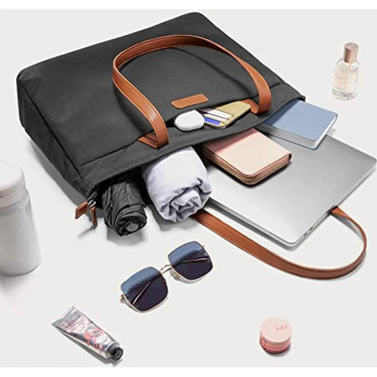 Tomtoc TOMTOC Versatile-T23, 15.6 Zoll Laptop-Tasche mit 18L Kapazität, spritzwasserresistent, Schwarz – Bild 9