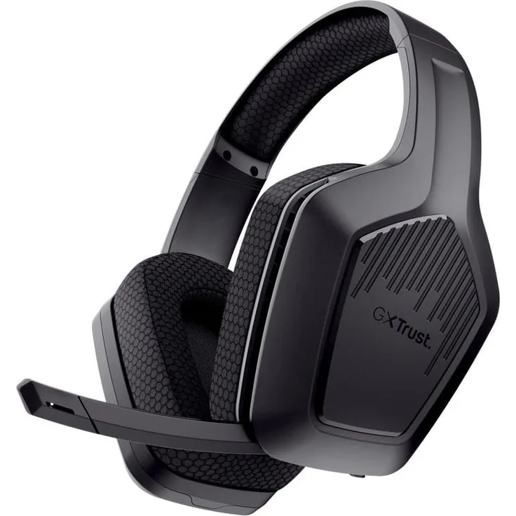 Trust GXT 425 Zirox II, On-Ear Bluetooth Gaming Kopfhörer, kabellos, USB Typ-C, Frequenzbereich 20 - 20000 Hz, Schwarz