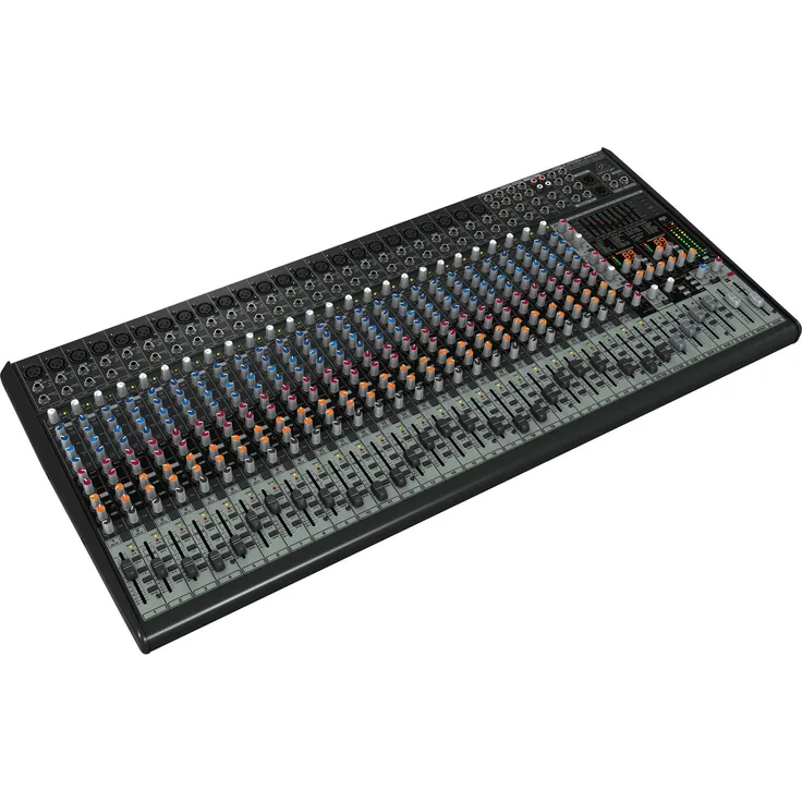 Behringer Eurodesk SX3242FX, analoges Mischpult mit 24 Mic-/Line-Kanälen, integrierten Equalizern und 4 Auxwegen, Schwarz