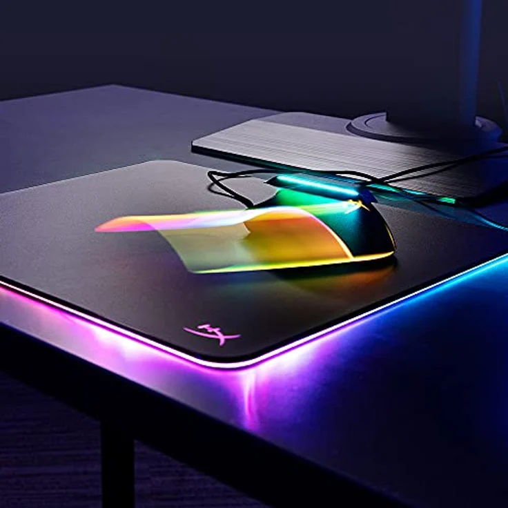 HyperX HX-MPFU-M Fury Ultra - Mauspad mit Harter Oberfläche und 360° RGB-Beleuchtung – Bild 8