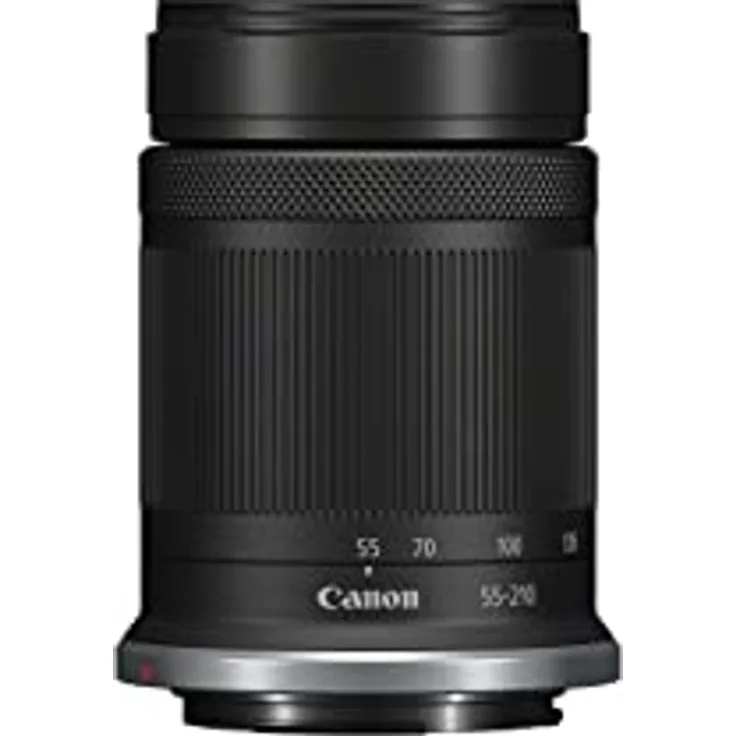 Canon RF-S 55-210mm F5-7.1 is STM Zoombjektiv für APS-C-Kameras der EOS R Serie (3,8-Fach Zoom, 2 UD-Linsen + asphärische Linse, 4,5 Stufen Bildstabilisator, leiser STM-Motor, 7-Lamellen-Irisblende)
