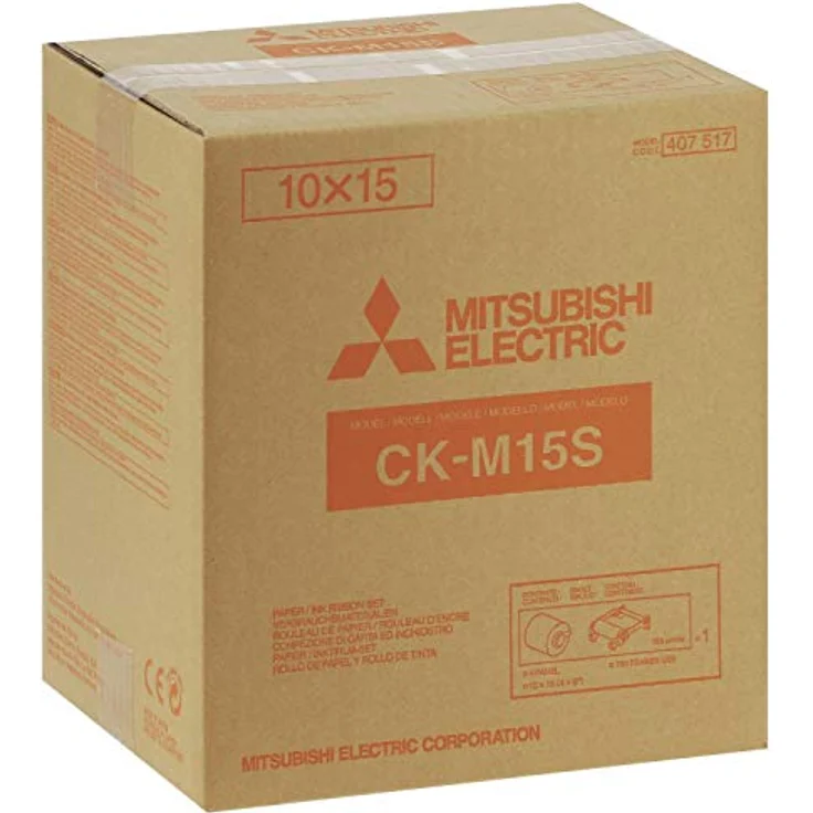 Mitsubishi CK-M 15 S 5x15 / 10x15, Druckerpapier mit hervorragender Beständigkeit gegen Wasser und Verblassen, beidseitig druckbar – Bild 1