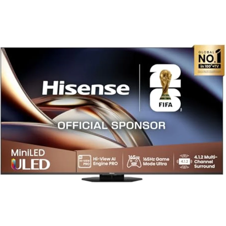 Hisense 55U8Q Mini LED ULED TV mit Dolby Vision IQ, HDR10+ Adaptive, 4K AI Upscaler & VIDAA Smart OS – Bild 2