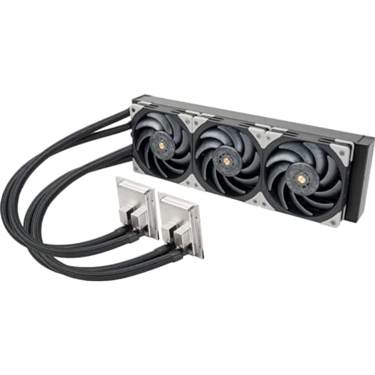 SilverStone SST-XE360PDD, Erweiterte Triple 120mm Wasserkühlung mit Dual-Pumpen, Dual-CPU-Blöcken und 38mm Radiatordicke