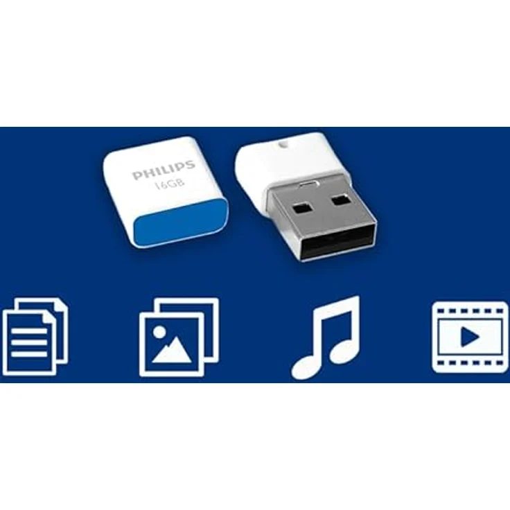 Philips Pico 2.0 Mini USB Stick 16GB Kompakter Speicherstick 16 GB Ideal für Benutzung im Auto – Bild 7