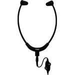 Fysic FH-12 - Kopfhörer für Hörgeschädigte mit Lautstärkeregler, Schwarz