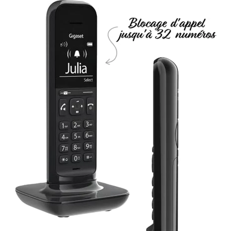 GIGASET CL394 HX, DECT-Telefon mit VoIP-Funktion, Schwarz – Bild 3