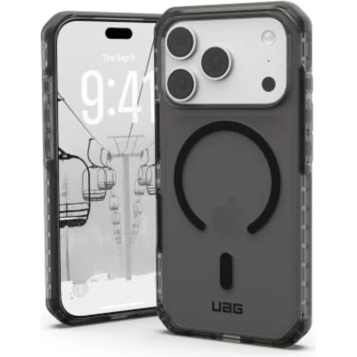UAG Plyo LT MagSafe, Schutzhülle in ash/black für iPhone 18 Pro/17 Pro mit militärischem Falltest-Schutz und erhöhter Displaykante – Bild 1