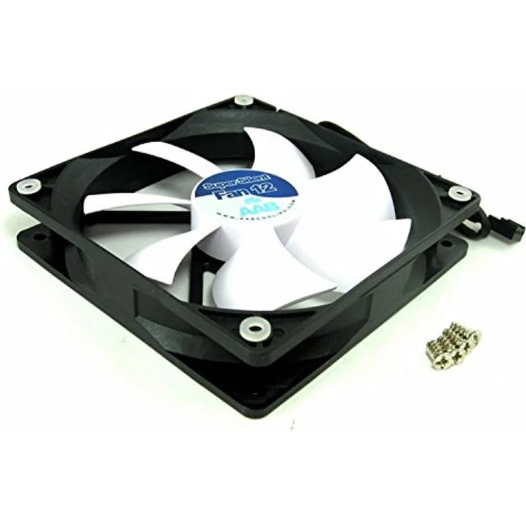 AAB Cooling Super Silent Fan 12 - 120mm leise und effizient Gehäuselüfter mit 4 Anti-Vibrations-Pads – Bild 3