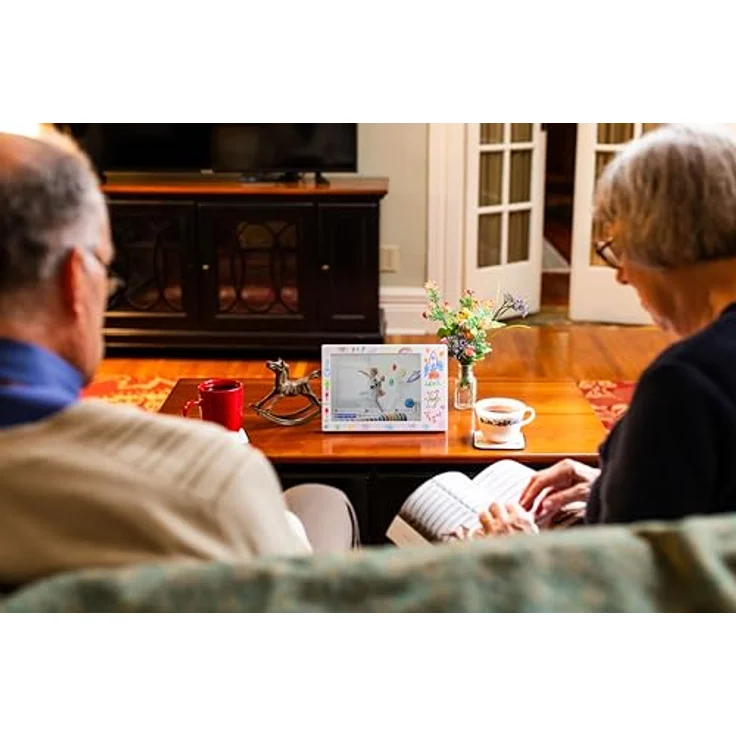 myFirst Frame Doodle (9"), Digitaler Bilderrahmen in Weiss mit kinderfreundlichem Design und Kritzelbereich für kreative Inhalte – Bild 10