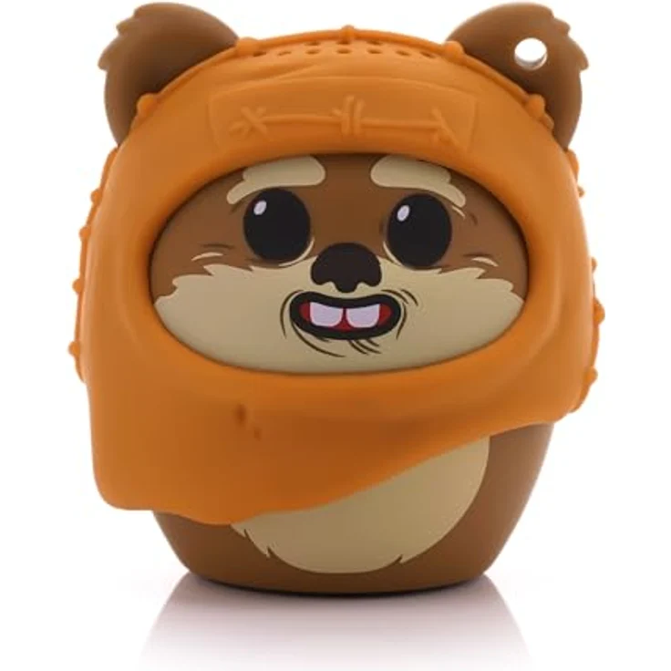 Bitty Boomers Star Wars Ewok Wicket, Mini-Bluetooth-Lautsprecher mit 4 Stunden Akkulaufzeit und Selfie-Fernbedienung, 5 cm – Bild 1