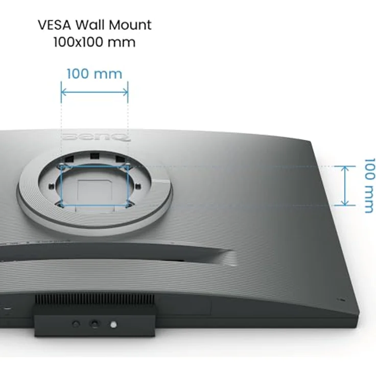 BenQ RD320UA 32“ 4K 3840x2160 Programmiermonitor mit 2000:1 Kontrastverhältnis, Nano Matte Panel, Nightstundenschutz, MoonHalo, USB-C, ergonomischer Standfuß - Programmiermonitor in Schwarz – Bild 4