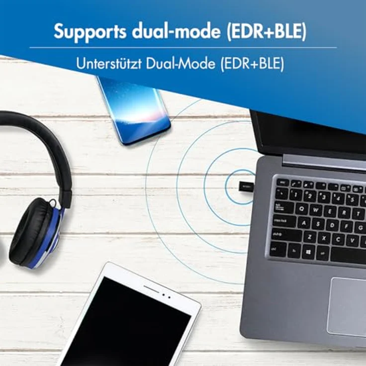 LogiLink USB-C (Gen1) Bluetooth 5.3 Adapter, schwarz, kompakt, USB-C Stecker, bis zu 20 m Reichweite, für Windows 7/8/10/11 – Bild 5
