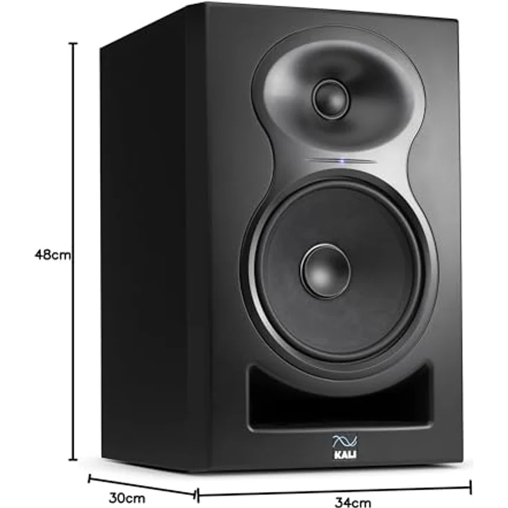 Kali Audio LP-6 2nd Wave Studiomonitor, aktiver Nahfeldmonitor mit Waveguide Technologie und Bass Reflexsystem, 6,52“ Woofer, Schwarz – Bild 5