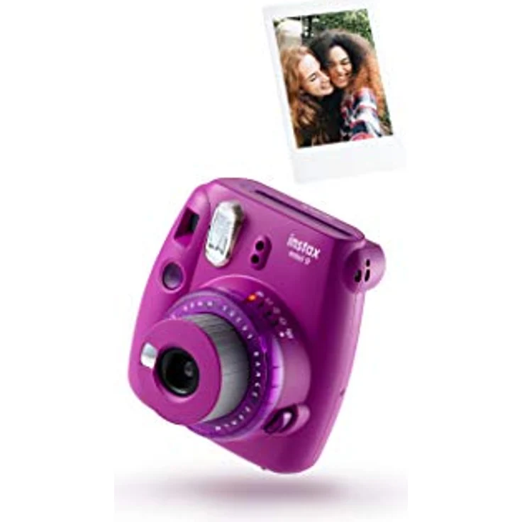 Fujifilm Instax Mini 9 Clear Kamera mit 10 Aufnahmen, Violett – Bild 2