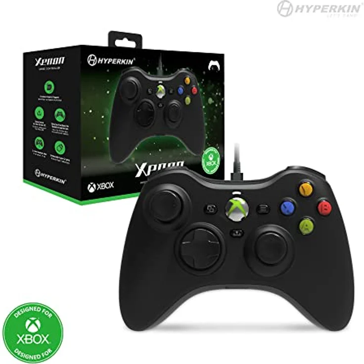 Hyperkin Xenon Gaming Controller, kompatibel mit Xbox One X/S, Xbox Series X/S und Windows, Schwarz, mit 3,5-mm-Kopfhörerbuchse und vibrierendem Feedback – Bild 4