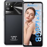 CUBOT Note 21(2023) Smartphone Android 13-6GB(12GB) RAM +128GB ROM Handy Ohne Vertrag, 50MP + 8MP Kamera, 6.56" HD+, 5200mAh Simlockfreie Handys, Dual SIM 4G, Octa Core/Face ID/GPS/BT5.0 - Schwarz