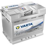 VARTA VARTA LA60 Professional AGM 60Ah 12V 680A Batterie, (12 V) - Wartungsfrei, Kälteprüfstrom 680A, Spannung 12V