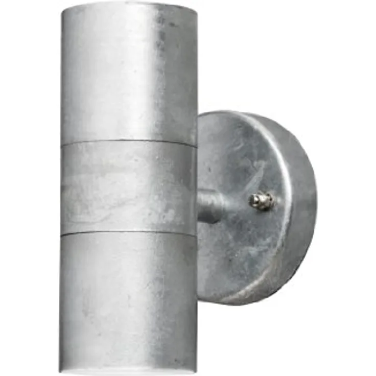 Gnosjö Konstsmide Außenleuchte, Modena Wandleuchte, galvanisiert grau, 6 x 9 x 17 cm, 3 ml, 7571-320