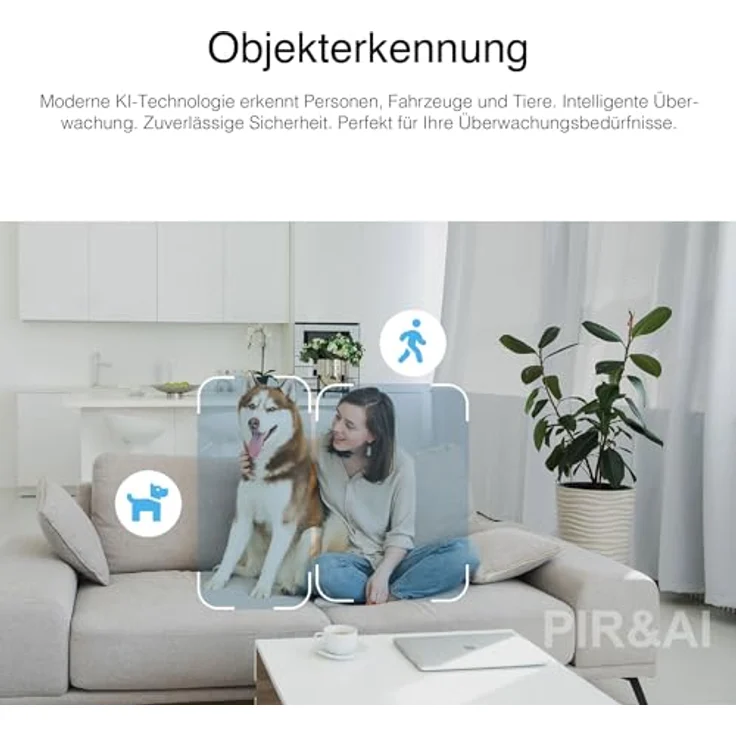INSTAR IN-8815 4K IP Überwachungskamera Innen schwarz, steuerbar (PT), AI-Bewegungserkennung, IR-Nachtsicht, HomeKit-kompatibel, WPA3, 32GB-1TB Speicher – Bild 5