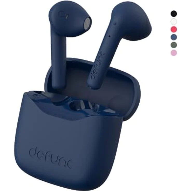 Defunc True Lite Earbuds, In-Ear Kopfhörer, Wireless, Blau, 20 h Akkulaufzeit, IPX4 Wasserresistenz – Bild 1