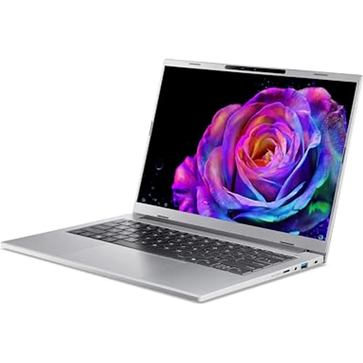 Acer Aspire 14 AI OLED A14-53M-52FA, 14" WUXGA OLED Notebook mit Intel Core Ultra 7, 32 GB RAM, 1 TB SSD und Wi-Fi 7, Silber – Bild 9