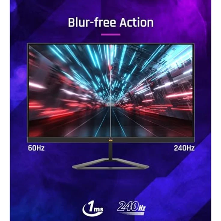 ViewSonic VX2479A-HD-PRO, FHD Gaming Monitor 240Hz 24 Zoll, 1ms MPRT, FreeSync Premium, 2 HDMI, DisplayPort, HDR10 – Bild 2