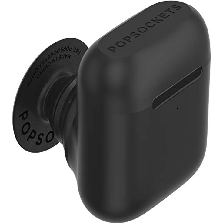 PopSockets Airpods Halter Schwarz Abnehmbarer Griff mit Case Premium – Bild 2