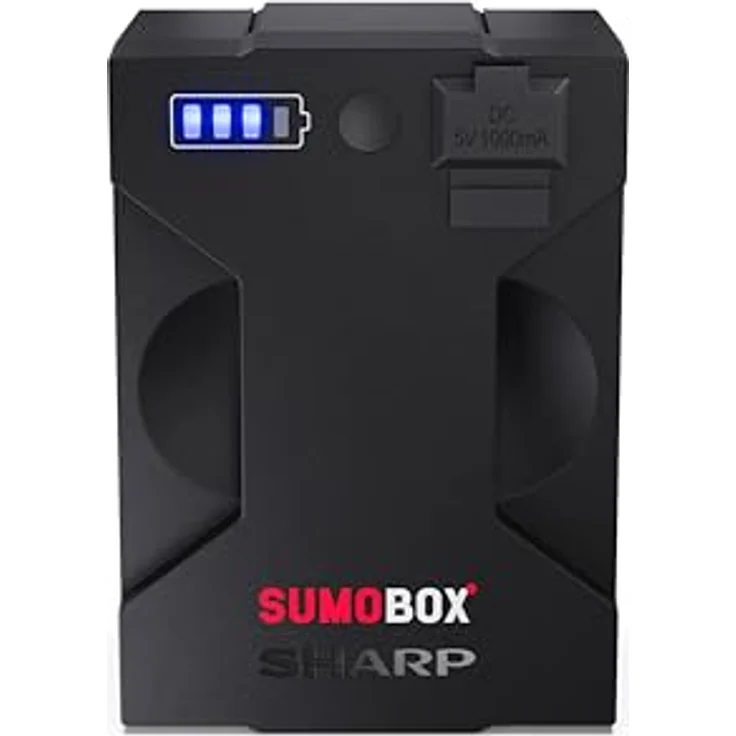 SHARP CP-LSBP1, Wiederaufladbarer 14,8 V Li-Ion-Akku mit Ladegerät, kompatibel mit SumoBox CP-LS100 und CP-LS200, USB-A Powerbank, 5,0 Ah, 74 Wh – Bild 1