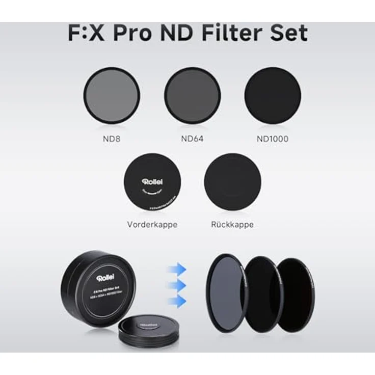 ROLLEI F:X Pro ND Filter Set (ND8, 64, 1000) E 49 – Bild 8