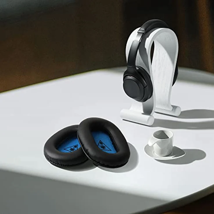kwmobile 2x Ohr Polster für Turtle Beach Beach Recon 70 Kopfhörer - Kunstleder Polster für Over Ear Headphones – Bild 5