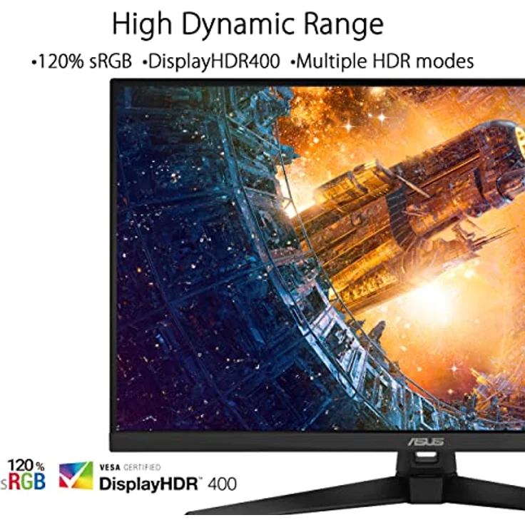 ASUS TUF Gaming VG32UQA1A 31,5 Zoll 4K UHD Monitor - 160 Hz, 1ms MPRT, FreeSync - VA Panel, 3840x2160 - HDMI 2.1, USB - Speaker, ergonomisch – Bild 4