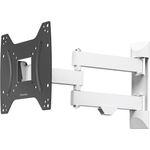 Hama TV-Wandhalterung FULLMOTION, 1 Stern, 200x200, 122 cm (48"), 2 Arme, SW/WS, Schwarz - TV Wandhalterung mit Easy-Fix-System und Kabelmanager